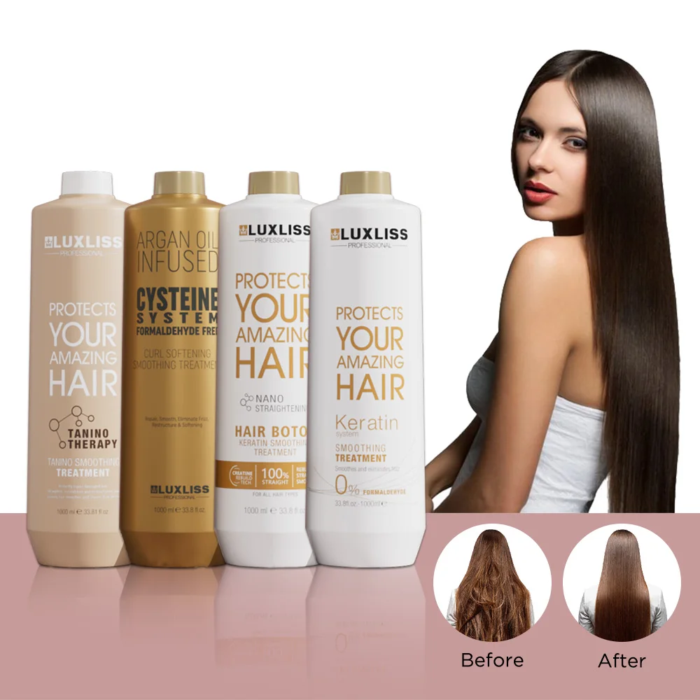 LUXLISS Nano Keratina Formaldehyde Free Frizz-Control Cysteine