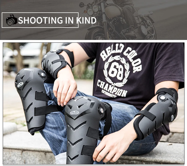 Wholesale Breathable Motorcycle Knee Brace Skating Protective Gear Knee