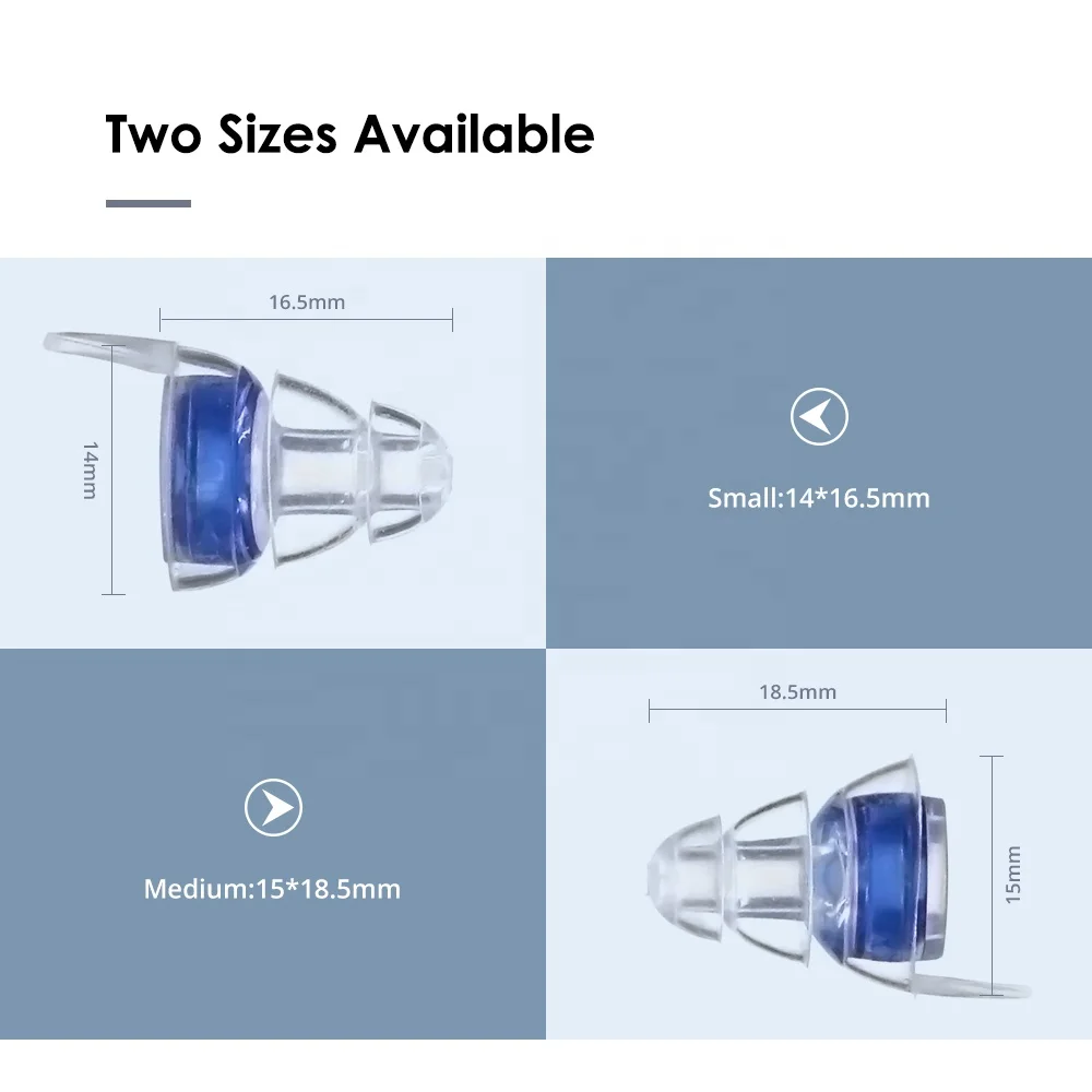 2025 Reduces Harmful Concert Earplug Silicone and Aluminum Case High Fidelity Noise Cancelling Acoustic Filter Music Ear Plugs