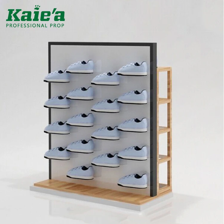  Commercial Clothing Store Shoe Rack, Double-Sided Shoe
