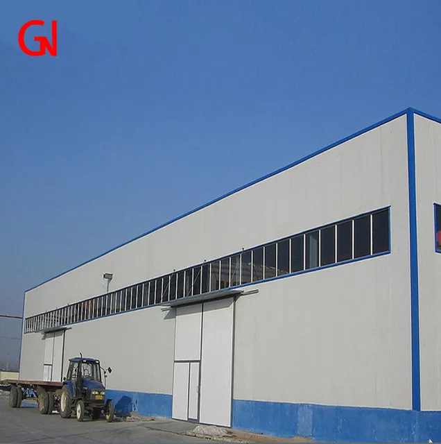 China Economy benefits its own factory to produce prefabricated warehouse light steel structure