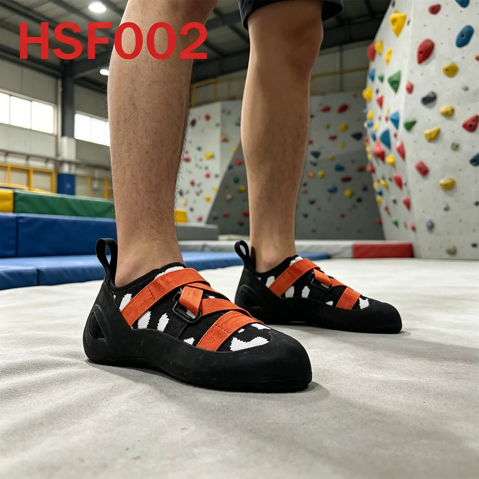 ZYF, Rravine Wall Climb varratmentes kötött talp fekete mászócipők, precíziós görbített orrtervezésű sziklamászó cipők eladók HSF002