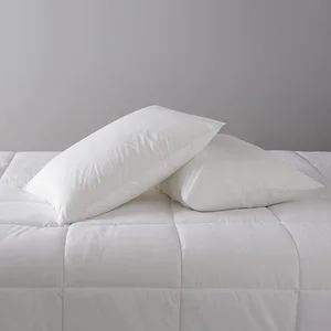 Factory Wholesale Down-Alternative Pillows Polyester Microfiber Shell Soft Density Standard White Bed Pillows