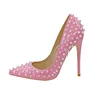 Tacco alto rosa 12 cm