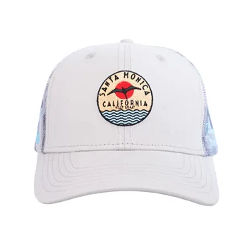 TCAP China Men's 6 Panels Trucker Caps With  Curved Brim