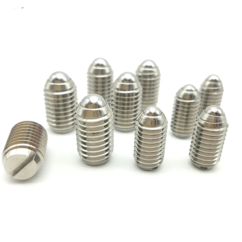 Professional Supplier Slot Spring Plungers M8*16 Length 1.5 Ball Diameter Stainless Steel Ball Spring Plunger fasten