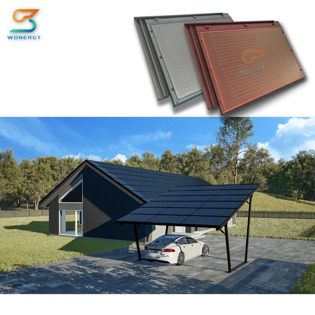 High Loading Integrated Solar Roofing Tile Excellent Thermal Insulation Solar Panel System Double Glass Bipv Solar Panel