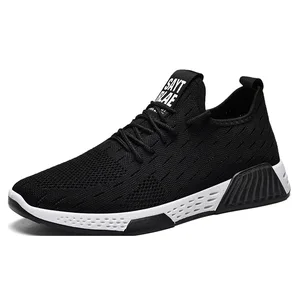 2022 Autumn Flying Woven Running Shoes  Breathable  Men Sport Shoes Mens Casual Shoes Zapatos