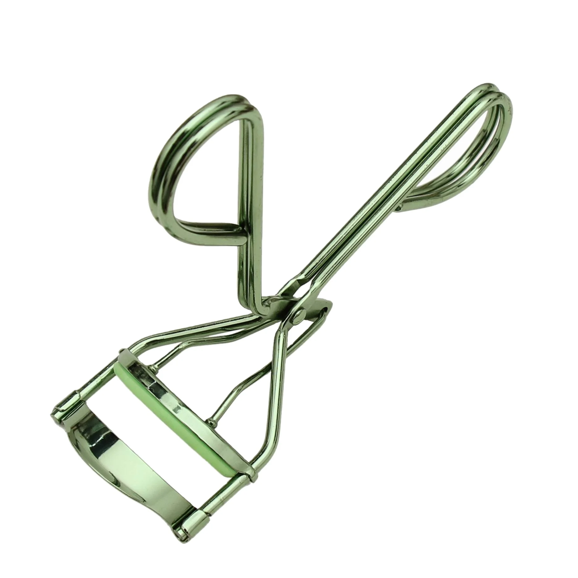 Factory Hot Sale Beauty Tool Eyelash Curler with Comb Green Eyelash Curler Holder
