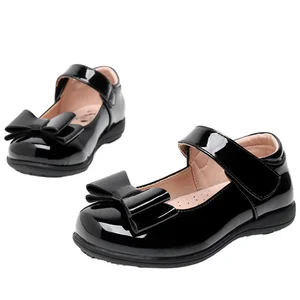 Reliable Provider Kids Sports Shoes 2026 Autumn Casual Board Shoes High Top Girls' Black Fashion Princess Shoes