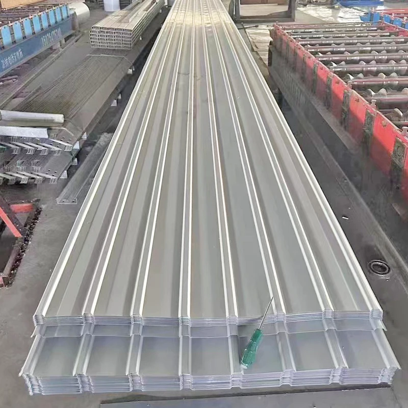 24 Gauge Corrugated Steel Roofing Sheet Colored Corrugated Sheet