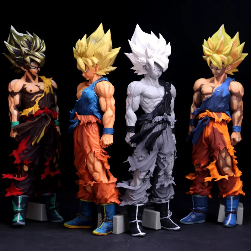 Em Estoque 30cm Anime Dragon Ball Troncos Figura Super Saiyan