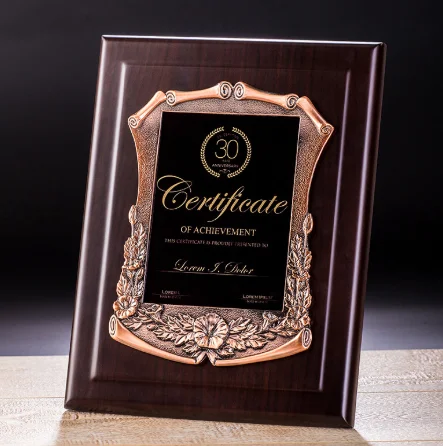 Чистый деревянный щит, Бляшка с сублимационной печатью, Бляшка 20*30 см