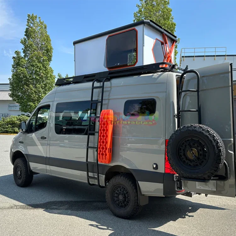 4 Person Aluminum Manual Setup Hard Shell Car Roof Top Tent Rooftop ...