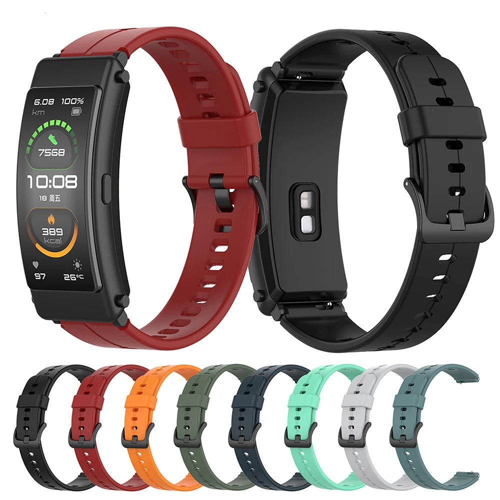 Wholesale 16mm Silicone Wrist Strap For Huawei TalkBand B7 B6 B3