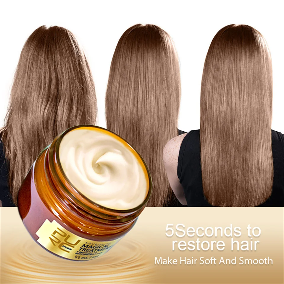 Hot selling 5 Seconds Repair Damaged Hair Magical Treatment Mask Organic Keratin Collagen Soft Smoothing Nourishing Hair Mask