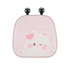 Honeycomb heart-shaped bear and rabbit seat cushion front row