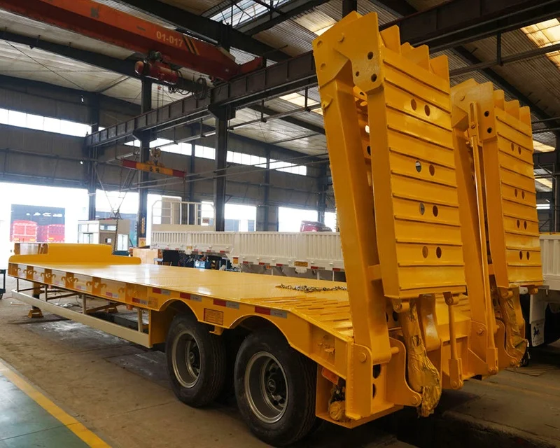 lowbed trailer 2 axles