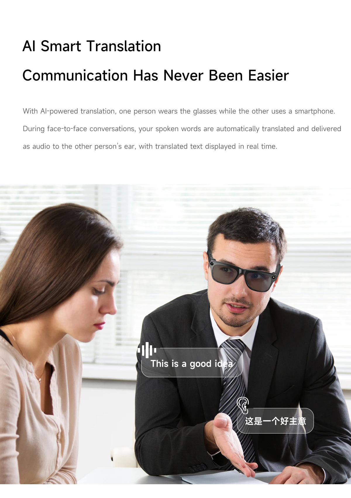 XK ONE MAC Touch-activated Colour Change AI Smart Glasses Photo Videography Real-Time Translation 8MP Camera Smart Glasses 2026