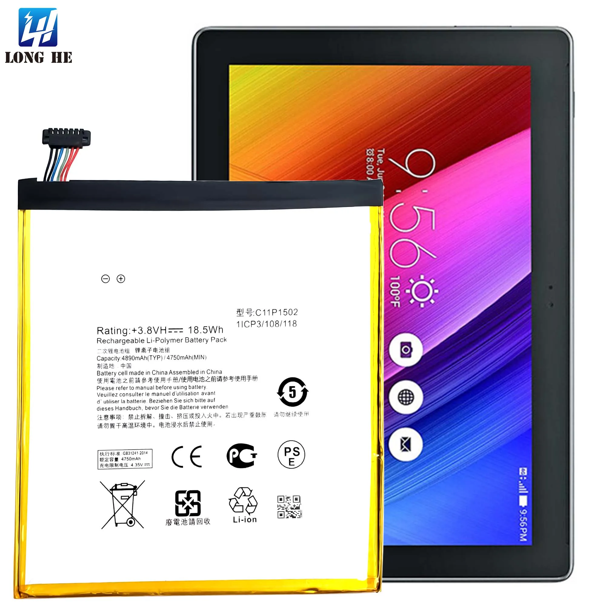 BATTERIA ORIGINALE ASUS PER ZENPAD 10 Z300 Z300C - Foto 7