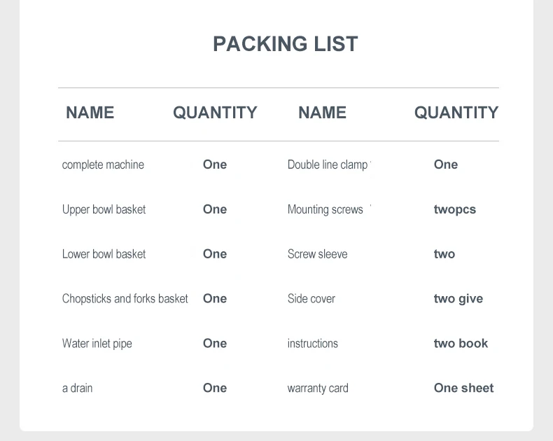 12 Sets of Built-in Dishwashers - Intelligent & Efficient