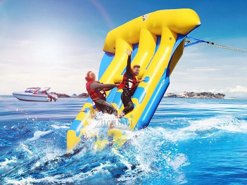 Flying Water Raft Commercial Used Inflatable Flying Fish Raft Towable Flying Boat for ...