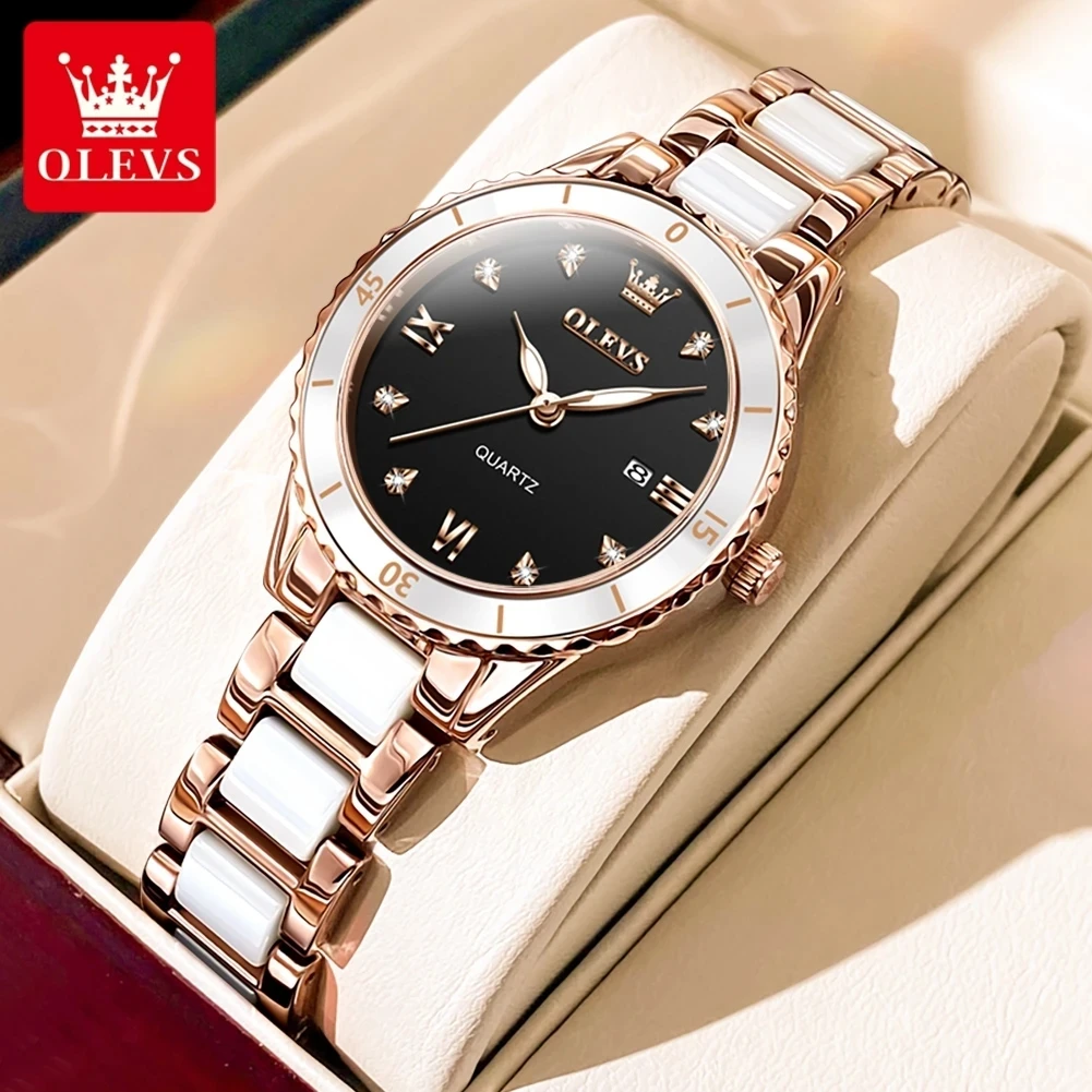 Olevs Watch Latest Branded Watches For Ladies 2018 OLEVS 9985