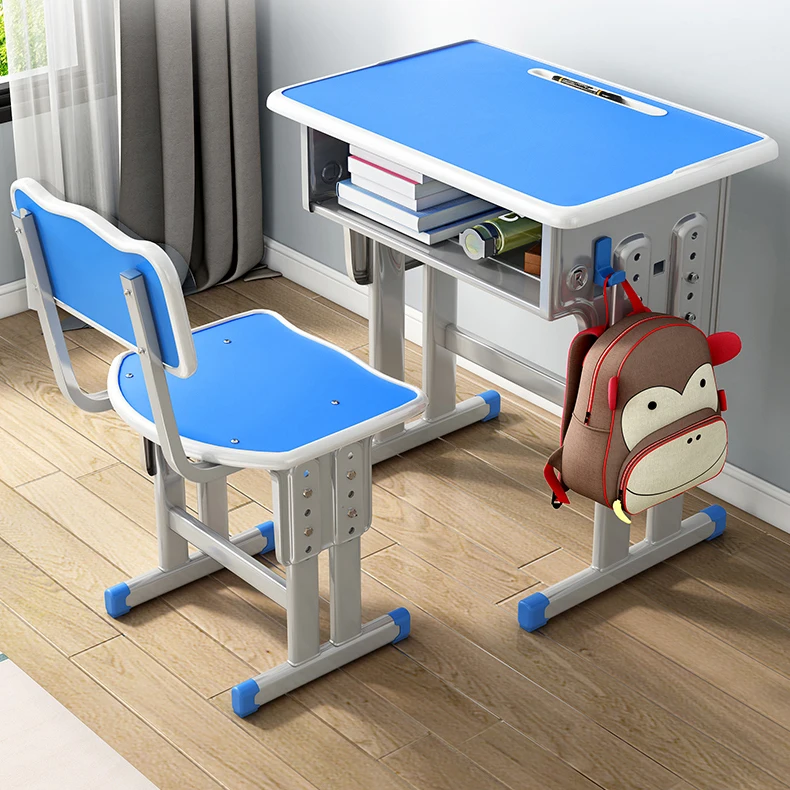 Modern School Desk And Chair Classroom Furniture Height Adjustable