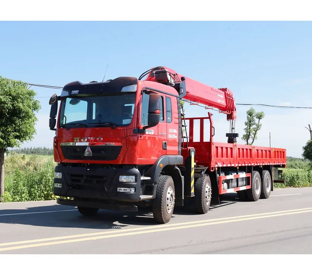High Quality 30 Ton Truck Mounted Crane HO Wo Weichai Engine & Gearbox for Logistics & Construction