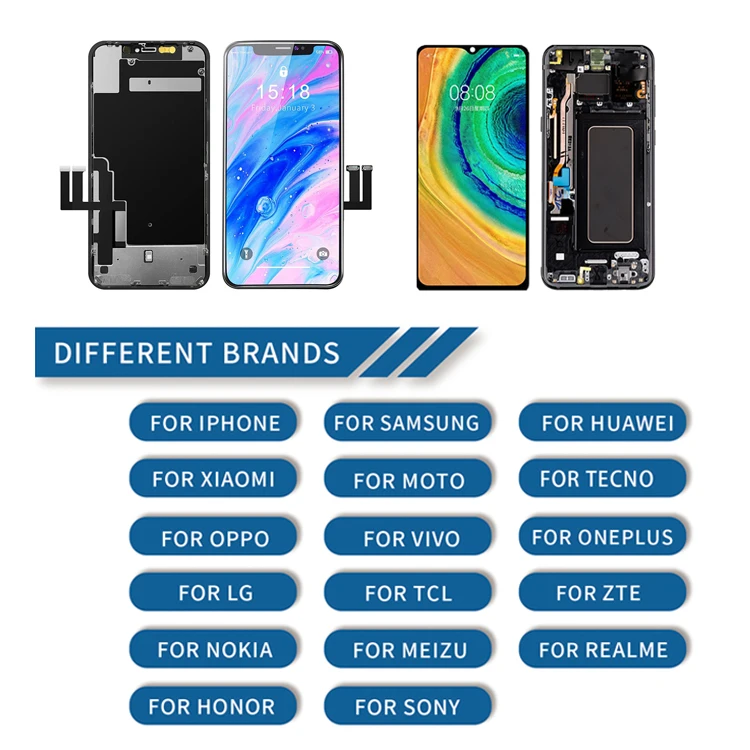 Buy One Get One Free Mobile Phone Lcd Screen for Samsung Galaxy Note 8+  Note 9+ Note10+ Note 10 Plus Display Touch Screen