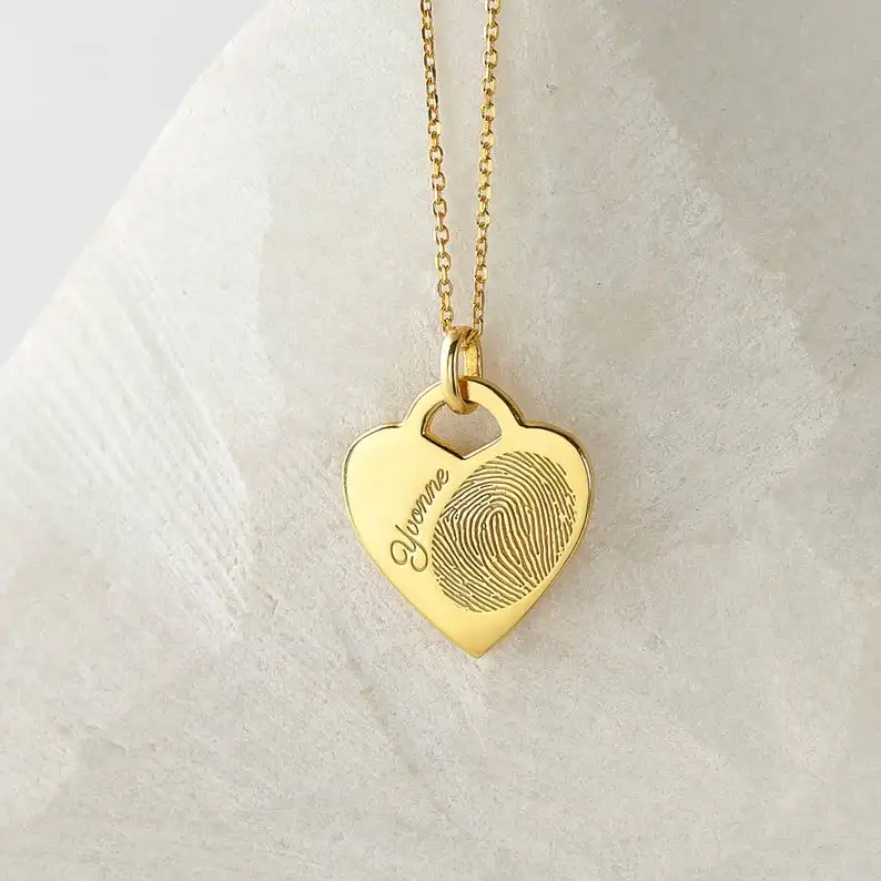 14k Gold Jewelry Stainless Steel Heart 