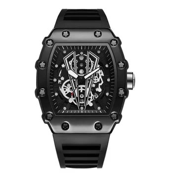 Wholesale Men Fashion Watches Luxury Silicone Strap Band Luminous Pointer Quartz Watch 3ATM Waterproof Men's Business Wristwatch