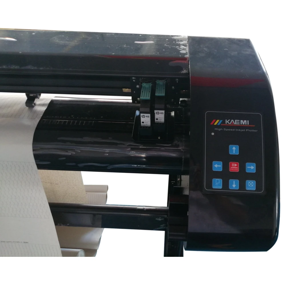 New Arrival KAEMI H1 Inkjet Plotter Paper Pattern Plotter Fast Printing Dual Head