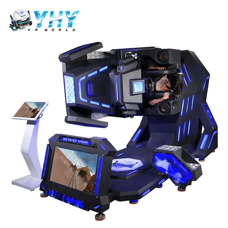 Оборудование для внутреннего полета для торгового центра, игровая американская горка, VR-аркадная машина 9D VR 360, оборудование для полета