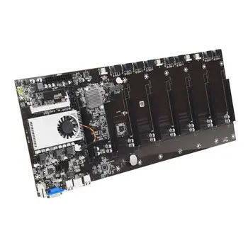BTC-T37マザーボード (CPUセット付き) 8 GPUスロットDDR3メモリ