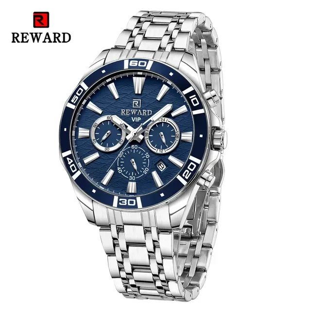 REWARD 81134 Fashion Model Luxury Man Wristwatch Shock Resistant Waterproof Sports Business Luxury Quartz Watches for Men Gifts