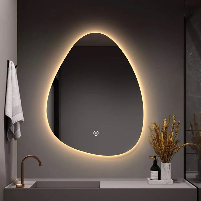 Modern Design LED Illuminated IP44 Anti Fog Touch Switch Smart Bathroom Wall Mirror