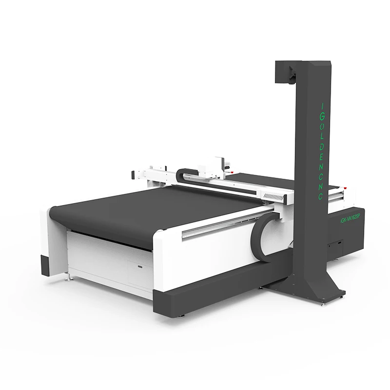 Cnc Cutting Sticker Leather Embossing Machine Corrugated Cardboard Sticker Cutting Machine