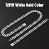12 mm moissanite cuban chain