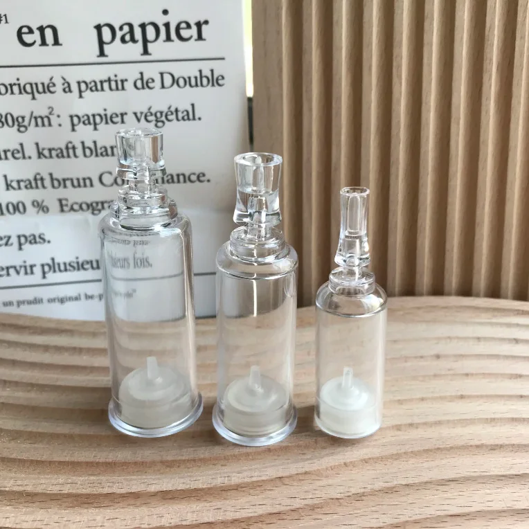 product airless plastic syringe bottle for skin care push type ampoule for lotions shampoo 3ml 5ml 10ml 15ml logo printing sealed-27