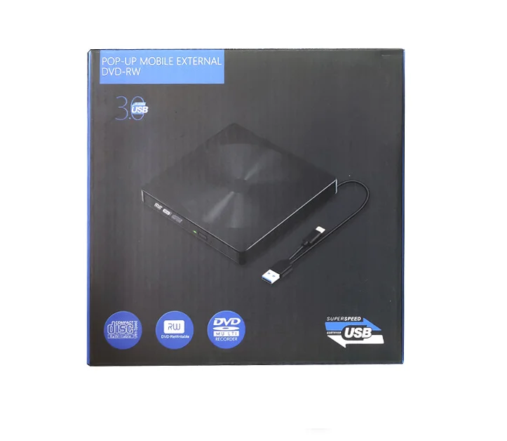  Оптовая продажа с фабрики USB3.0 12 7 мм компакт-дисков DVD лотковый оптический привод горелки