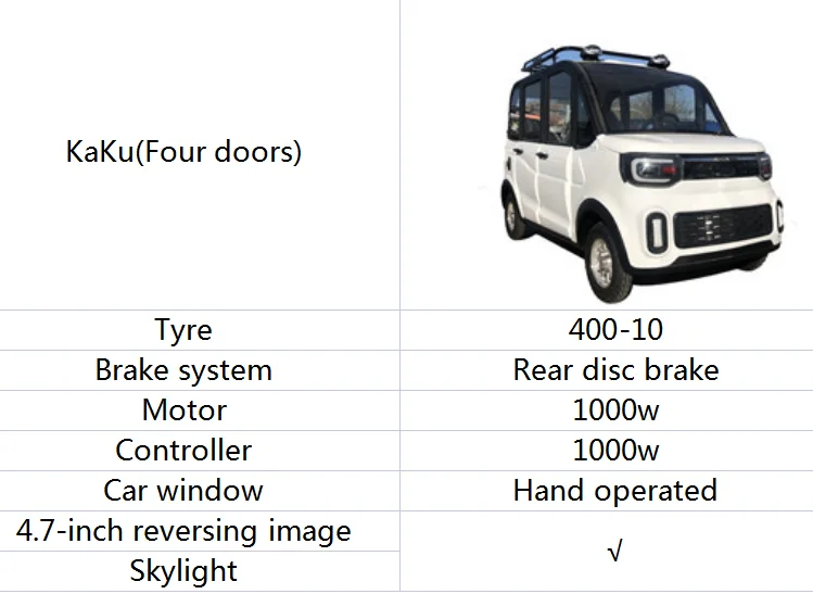 Energy-saving Electric Cars Cheap Price Mini Electric Automobile JX013