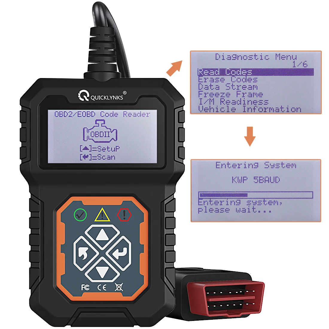 Obdii Obd2 Eobd Diagnostic Scanner T31 Code Reader For Car,Suvs,Light