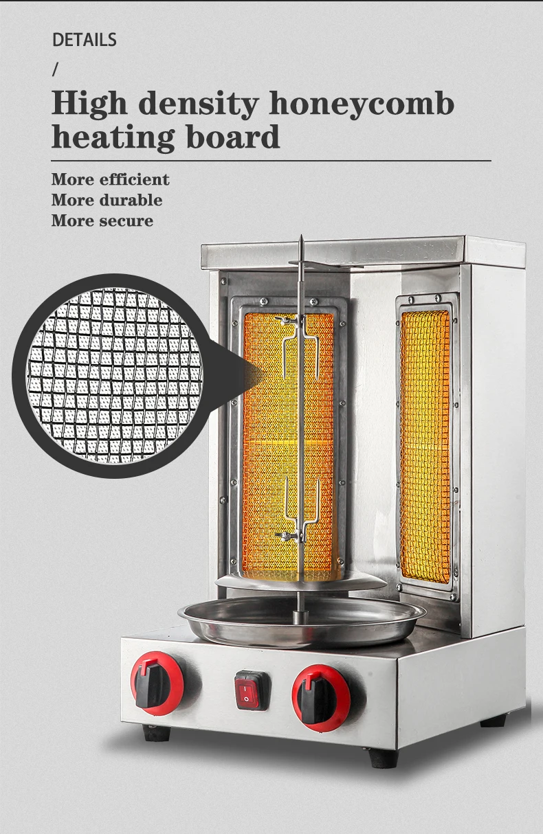 BBQ Meat Machine, Vertical Kebab Doner Meat Grill, Barbados