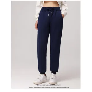Heavyweight Wide Leg Sweatpants High Waist Drawstring Closure Cotton Spandex Blend Breathable Quick Dry Unisex Casual Pants