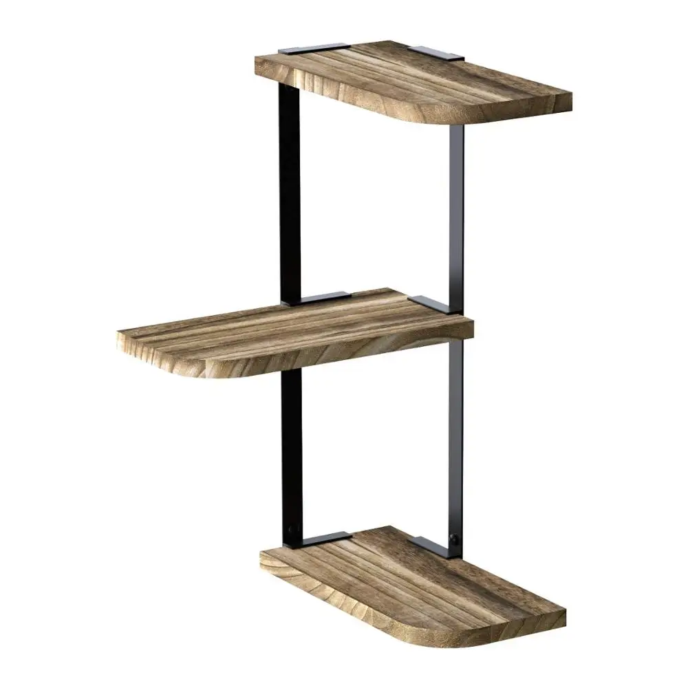 Proffecial Custom Make Corner Shelf Wood Floating Shelves for House