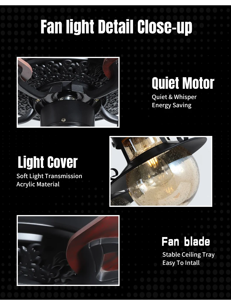 product wholesale bldc ceiling fan lamp ventilador de techo led dimmable 3 abs blades modern ceiling fan with light and remote control253-8