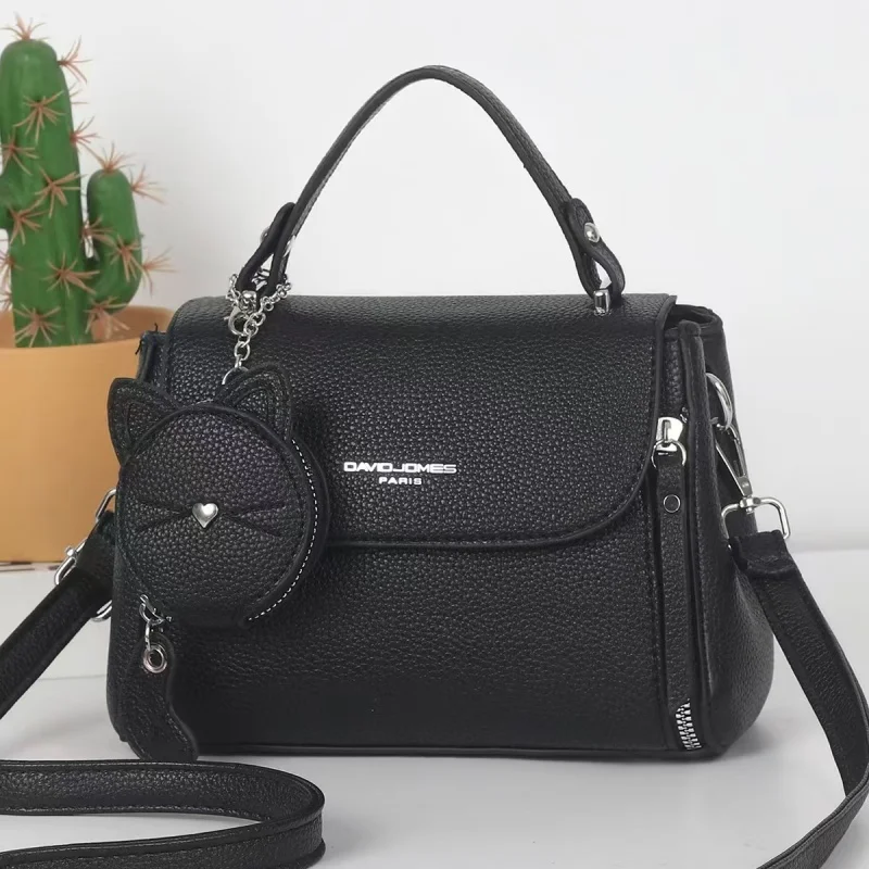 2025 Designer Women's PU Leather Handbags Shoulder Bags Zipper Closure Sacs Main Pourbag aperçu 7