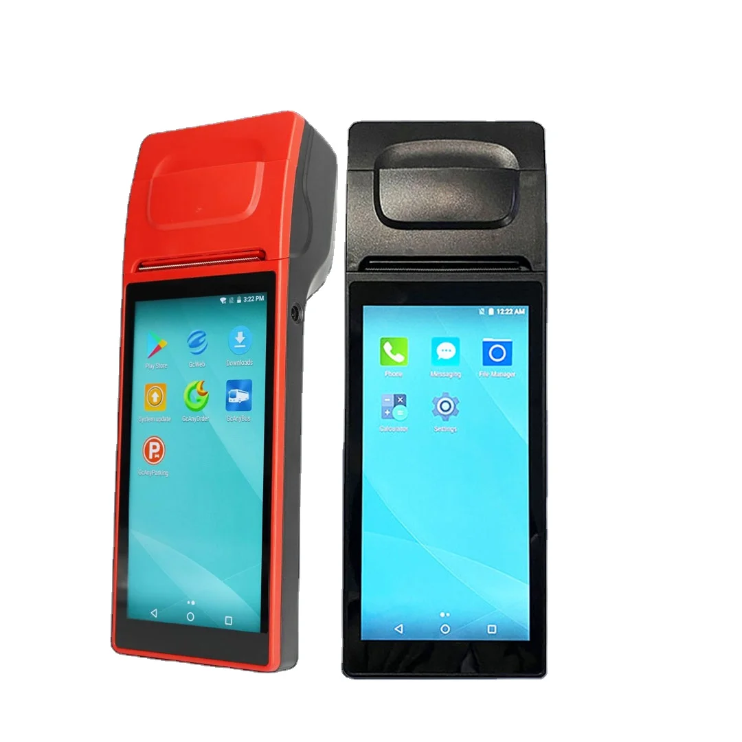 Hot Sale Factory Handheld Smart Android Pos Machine Pos Terminal Device With Car Parking Management Printer