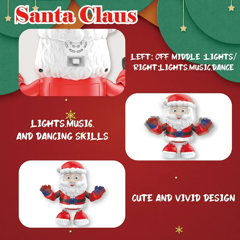 Best-selling Electric Dancing Santa Claus Children's Toy Glowing